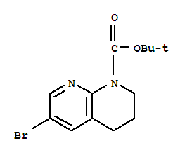 6-溴-3,4-二氢-1,8-萘啶-1(2H)-羧酸叔丁酯