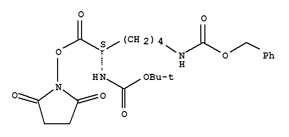 N2-[(叔丁氧基)羰基]-N6-[(苯甲氧基)羰基]-L-赖氨酸 2,5-二氧代-1-吡咯烷基酯