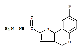 8-氟-4H-[1]-苯并吡喃[4,3-B]噻吩-2-羧酸盐酸盐