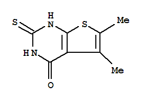 2-疏基-5,6-二甲基噻吩并[2,3-d]嘧啶-4(3h)-酮
