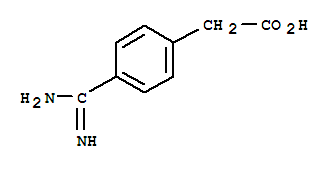 4-脒基苯乙酸； 4-(氨基亚氨甲基)苯乙酸