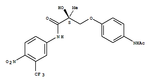 N-[4-硝基-3-(三氟甲基)苯基]-(2S)-3-[4-(乙酰基氨基)苯氧基]-2-羟基-2-甲基丙酰胺
