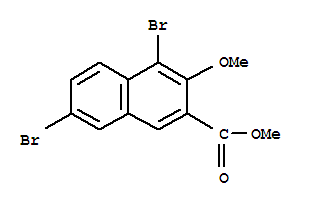 4,7-二溴-3-甲氧基-2-萘羧酸甲酯