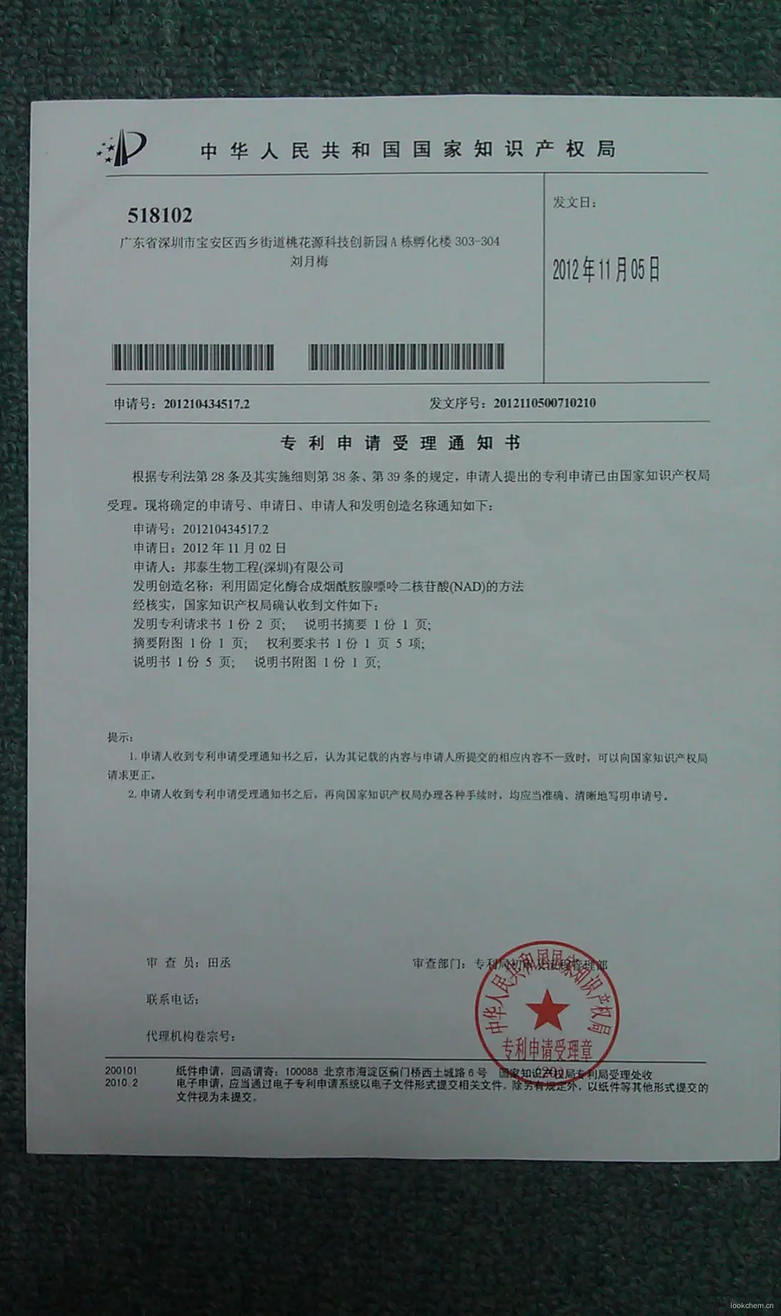 利用固定化酶合成烟酰胺腺嘌呤二核苷酸（NAD）的方法 