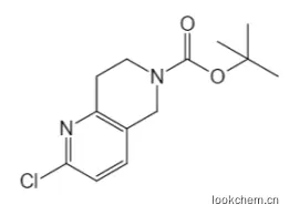 2-氯-7,8-二氢-1,6-萘啶-6(5H)-羧酸叔丁酯.png