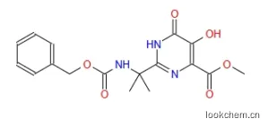 2-(2-(苄氧基羰基氨基)丙-2-基)-5-羟基-6-氧代-1,6-二氢嘧啶-4-甲酸甲酯.png