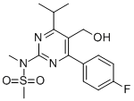 4-(4-氟苯基)-6-异丙基-2-[(N-甲基-N-甲磺酰)氨基]嘧啶-5-甲醇