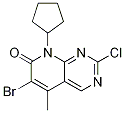 6-溴-2-氯-8-环戊基-5-甲基-吡啶并[2