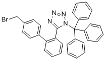 N-(三苯基甲基)-5-(4'-溴甲基联苯-2-基)四氮唑