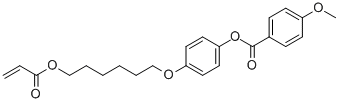 4-METHOXYBENZOIC ACID 4-(6-ACRYLOYLOXY-HEXYLOXY)PHENYL ESTER
