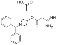 3-氨基-3-亚氨基丙酸 1-(二苯甲基)-3-氮杂环丁酯乙酸盐