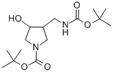 4-BOC-氨基乙基-1-N-BOC-3-羟基吡咯烷