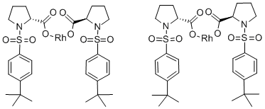 四[1-[(4-叔丁基苯基)磺酰基]-(2R)-吡咯烷羧酸]二铑(II)