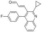 (E)-3-[2-环丙基-4-(4-氟苯基)-3-喹啉-2-丙烯醛