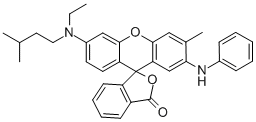 2'-anilino-6'-[ethyl(3-methylbutyl)amino]-3'-methyls