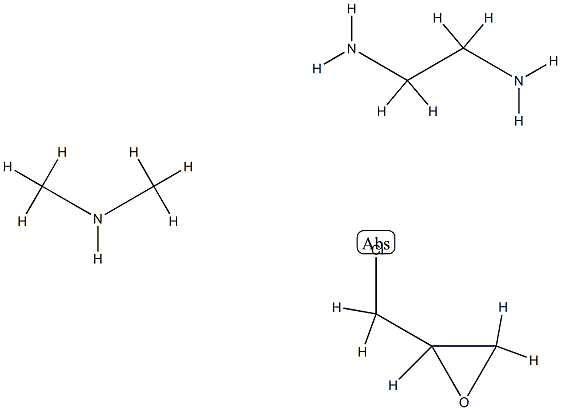 乙二胺与环氧氯丙烷和二甲胺的聚合物                                               