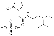N-[2-(双异丙基氨基)乙基]-2-氧代-1-吡咯烷乙酰胺硫酸盐