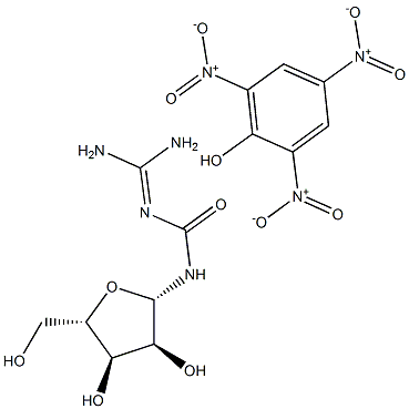1-(二氨基亚甲基)-3-(BETA-D-呋喃核糖基)脲苦味酸盐