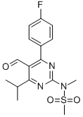 4-(4-氟苯基)-6-异丙基-2-[(N-甲基-N-甲磺酰)氨基]嘧啶-5-甲醛