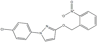 1-(4-氯苯基)-3-[(2-硝基苯基)甲氧基]-1H-吡唑