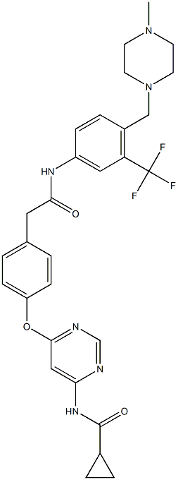 N-(6-(4-(2-(4-((4-METHYLPIPERAZIN-1-YL)METHYL)-3-(TRIFLUOROMETHY