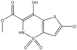 6-氯-4-羟基-3-甲氧羰基-2H-噻吩并[2