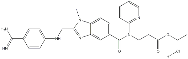N-[[2-[[[4-(氨基亚氨甲基)苯基]氨基]甲基]-1-甲基-1H-苯并咪唑-5-基]羰基]-N-(2-吡啶基)-BETA
