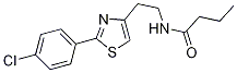 N-[2-[2-(4-氯苯基)-4-噻唑基]乙基]丁酰胺