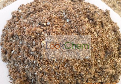 钻井液用复合堵漏剂 一、产品组份：主要由植物硬质果壳，云母和