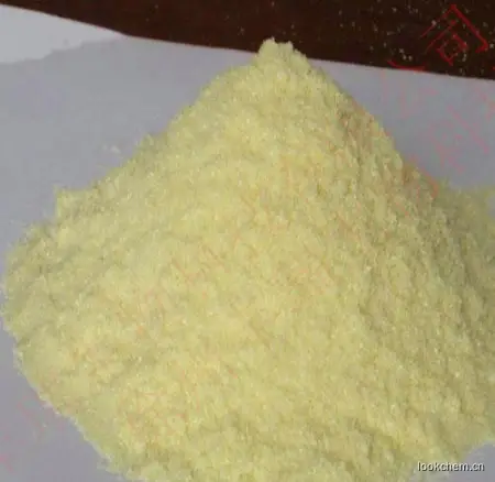 淡黄色粉末状结晶，几乎无味