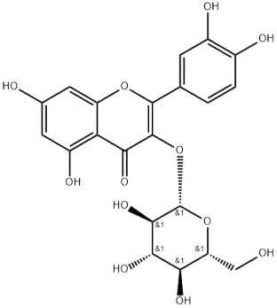 异槲皮素(异懈皮苷) ≥90%；98%