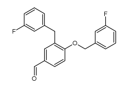 3-(3-氟苯甲基)-4-(3-氟-苄氧基)苯甲醛