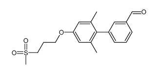 2',6'-dimethyl-4'-(3-(methylsulfonyl)propoxy)biphenyl-3-carbaldehyde