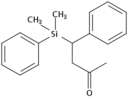 4-[dimethyl(phenyl)silyl]-4-phenylbutan-2-one