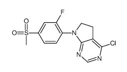 4-chloro-7-(2-fluoro-4-methylsulfonylphenyl)-5,6-dihydropyrrolo[2,3-d]pyrimidine