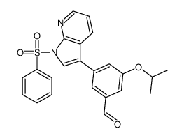 3-异丙氧基-5-(1-(苯基磺酰基)-1H-吡咯并[2,3-b]吡啶-3-基)苯甲醛