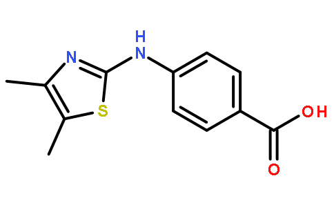 4-(4,5-二甲基噻唑-2-基氨基)苯甲酸