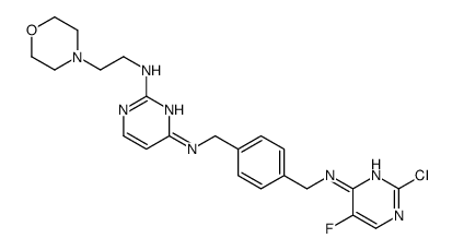 N4-(4-{[(2-Chloro-5-fluoro-4-pyrimidinyl)amino]methyl}benzyl)-N2-[2-(4-morpholinyl)ethyl]-2,4-pyrimidinediamine