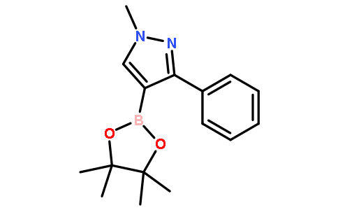 1-甲基-3-苯基-4-(4,4,5,5-四甲基-1,3,2-二噁硼烷-2-基)-1H-吡唑