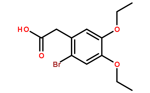 (2-溴-4,5-二乙氧基苯基)乙酸
