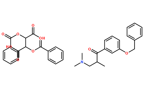 (2s)-3-(二甲胺基)-2-甲基-1-[3-(苯甲氧基)苯基]-1-丙酮 (2r,3r)-2,3