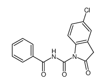 N-benzoyl-5-chloro-2-oxo-3H-indole-1-carboxamide