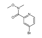 4-bromo-N-methoxy-N-methylpyridine-2-carboxamide