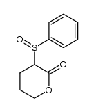 3-(phenylsulfinyl)tetrahydro-2H-pyran-2-one
