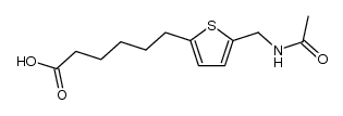 6-[5-(acetylamino-methyl)-[2]thienyl]-hexanoic acid