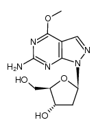 6-amino-1-[2'-deoxy-β-D-erythro-pentofuranosyl]-4-methoxy-1H-pyrazolo[3,4-d]pyrimidine