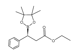 ethyl (3S)-3-phenyl-3-(4,4,5,5-tetramethyl-1,3,2-dioxaborolan-2-yl)propanoate