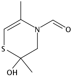 2-hydroxy-4-formyl-2,5-dimethyl-2,3-dihydro-1,4-thiazine
