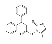 (4-methyl-2-sulfanylidene-1,3-thiazol-3-yl) 3,3-diphenylpropanoate