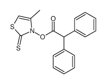 (4-methyl-2-sulfanylidene-1,3-thiazol-3-yl) 2,2-diphenylacetate